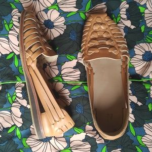 Nisolo Ecuador Huarache Sandal Almond